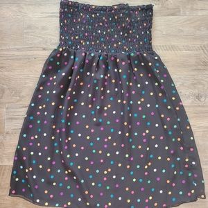 Black polka dot dress Size Medium